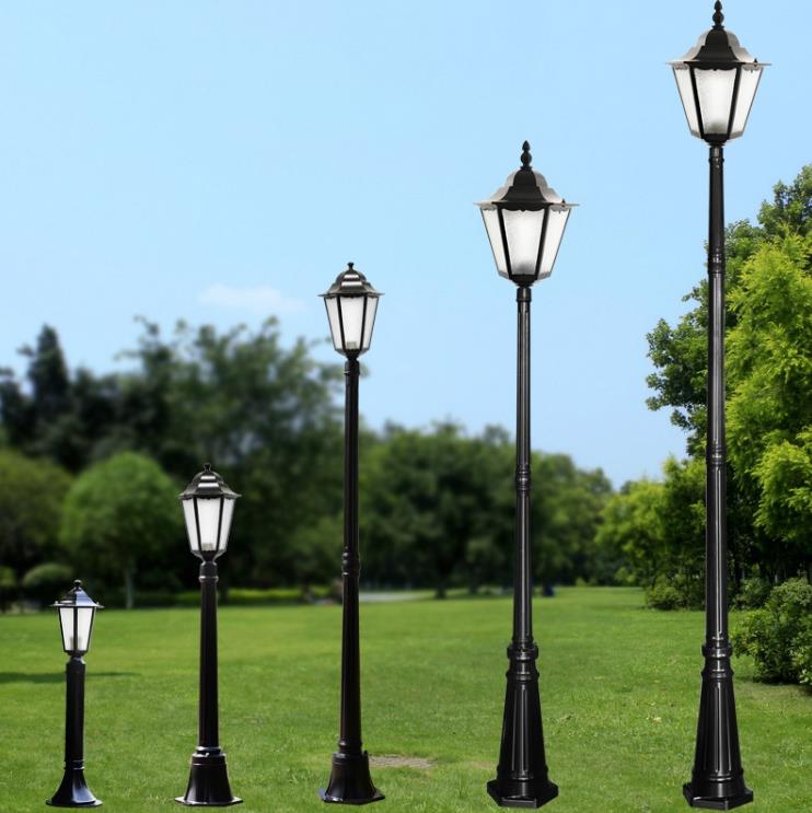 Aluminijski materijalni jedinstveni Lamp Post Street Garden Post Lamp Lantern