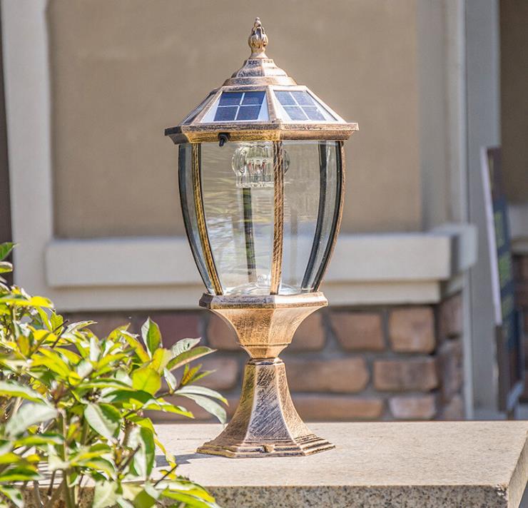Vođena sunčana lampa izvan vodootporne vrtovne lampe europske zidne lampe
