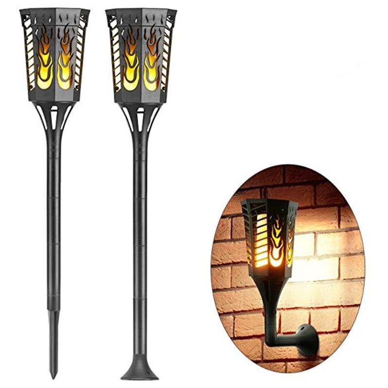 Vatra plamen lampe za vanjski vrt vodootporan 3 moda LED Solar Flame Flickering lampa